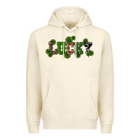 Sandshell st patricks day lucky shamrock Premium Hoodie - RanaPortraitStore