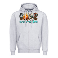 Heather Grey camp more worry less Zipper Hoodie - JahusDesignShop