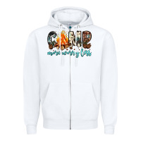White camp more worry less Zipper Hoodie - JahusDesignShop