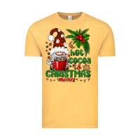 Vintage Mustard Hot Cocoa And Christmas Movie Vintage Tee - BundleAndBundleShop