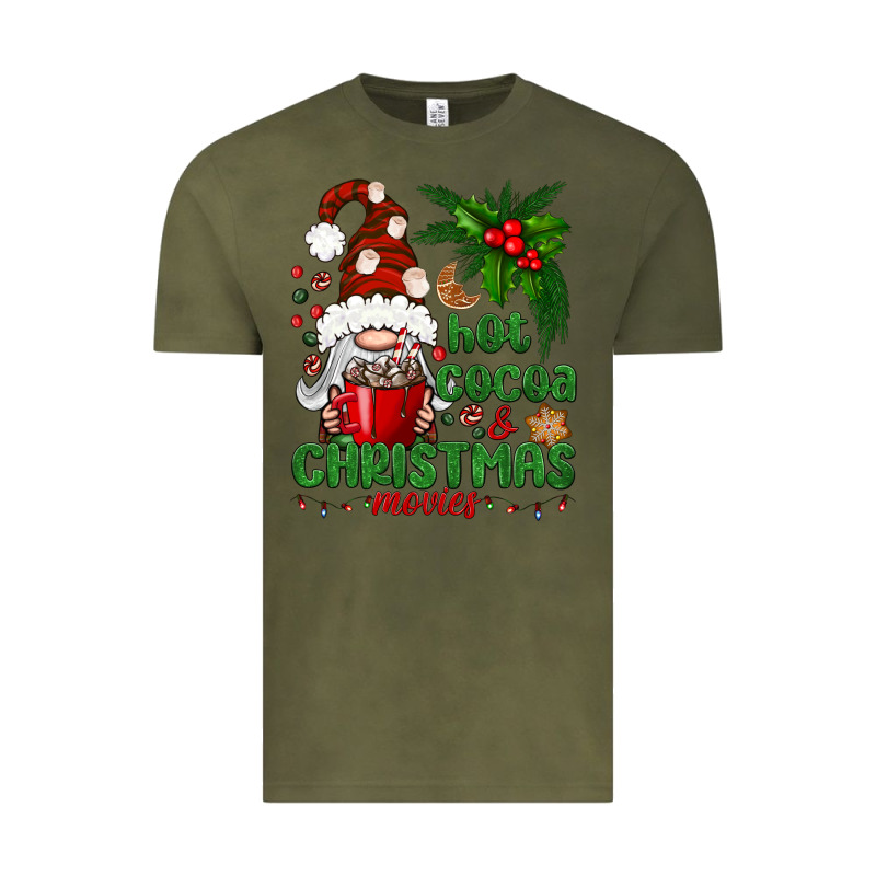 Hot Cocoa And Christmas Movie Vintage Tee by BundleAndBundleShop | Teevron
