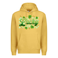Antique Gold checkered lucky Premium Hoodie - Artiststas