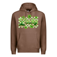 Chestnut checkered lucky Premium Hoodie - Artiststas
