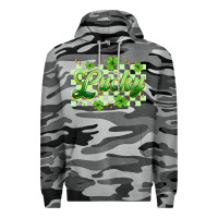Slate Camo checkered lucky Premium Hoodie - Artiststas