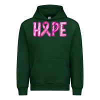 Forest Green Western Hope Breast Cancer Urban Hoodie - RanaPortraitStore