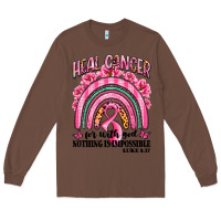 Chestnut heal cancer rainbow Long Sleeve Tee - LillyAllenDesigns