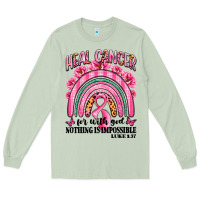 Matcha heal cancer rainbow Long Sleeve Tee - LillyAllenDesigns