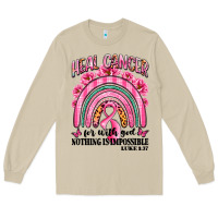 Mushroom heal cancer rainbow Long Sleeve Tee - LillyAllenDesigns