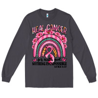 Smoke heal cancer rainbow Long Sleeve Tee - LillyAllenDesigns