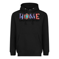 Black home of the because of the brave Heavyweight Hoodie - JahusDesignShop