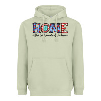 Matcha home of the because of the brave Heavyweight Hoodie - JahusDesignShop