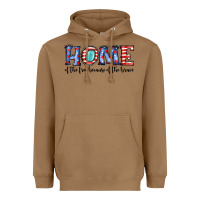 Toasted Coconut home of the because of the brave Heavyweight Hoodie - JahusDesignShop