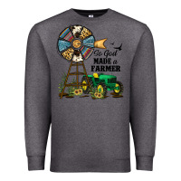 Charcoal Heather So God Made a Farmer Premium Sweatshirt - JahusDesignShop