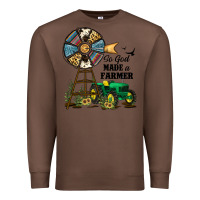 Chestnut So God Made a Farmer Premium Sweatshirt - JahusDesignShop