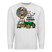Oatmeal Heather So God Made a Farmer Premium Sweatshirt - JahusDesignShop