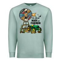 Seafoam So God Made a Farmer Premium Sweatshirt - JahusDesignShop