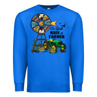 True Royal So God Made a Farmer Premium Sweatshirt - JahusDesignShop