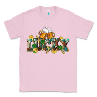 Bubblegum Pink Lucky beers St. Patrick's Day Classic Tee - CowGirlArtShop