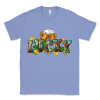 Colony Blue Lucky beers St. Patrick's Day Classic Tee - CowGirlArtShop