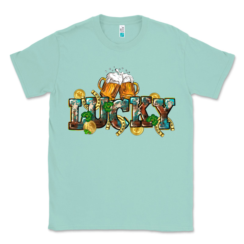 Lucky Beers St. Patrick's Day Classic Tee by CowGirlArtShop | Teevron