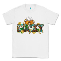 White Lucky beers St. Patrick's Day Classic Tee - CowGirlArtShop