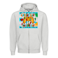 Dove Grey every day is gaming day Zipper Hoodie - JahusDesignShop