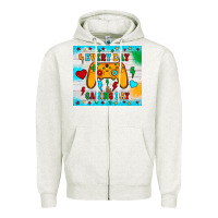Oatmeal Heather every day is gaming day Zipper Hoodie - JahusDesignShop