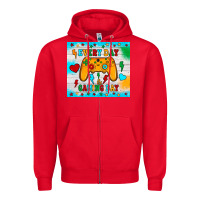 Red every day is gaming day Zipper Hoodie - JahusDesignShop