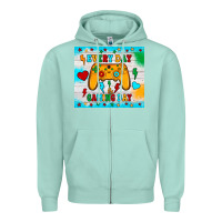 Seafoam every day is gaming day Zipper Hoodie - JahusDesignShop