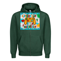 Sports Green every day is gaming day Zipper Hoodie - JahusDesignShop