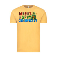 Vintage Mustard merry happy chrismukkah Vintage Tee - FaDigitalArtStudio