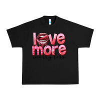 Black love more worry less Urban Heavy Tee - FaDigitalArtStudio