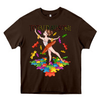 Chocolate Brown totally au some Heavy Core Tee - CowGirlArtShop