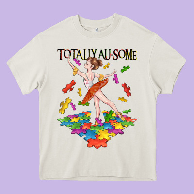 Totally Au Some Heavy Core Tee Designed By Cowgirlartshop