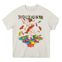 Cream totally au some Heavy Core Tee - CowGirlArtShop