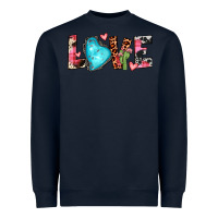 Navy gemstone love Heavyweight Sweatshirt - JahusDesignShop