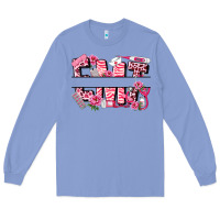Colony Blue breast cancer emt emergency medical technician Long Sleeve Tee - LillyAllenDesigns