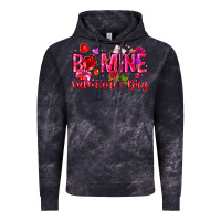 Cloud Black Be Mine Valentines Day Vintage Hoodie - CowhideDigitalArt
