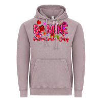 Vintage Zinc Be Mine Valentines Day Vintage Hoodie - CowhideDigitalArt