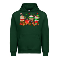 Forest Green Christmas elfs coffee Urban Hoodie - Jasminsmagicworld