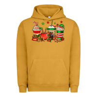 Pigment Peanut Butter Christmas elfs coffee Urban Hoodie - Jasminsmagicworld