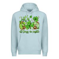 Blue Mist with god all things are possible Premium Hoodie - Artiststas