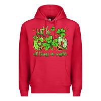 Cardinal with god all things are possible Premium Hoodie - Artiststas