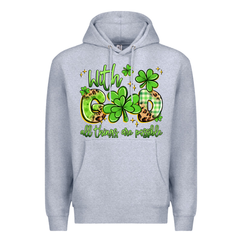 With God All Things Are Possible Premium Hoodie by Artiststas | Teevron