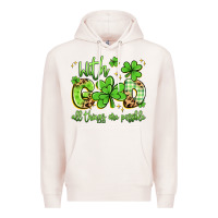 Pale Pink with god all things are possible Premium Hoodie - Artiststas