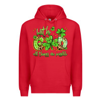 Red with god all things are possible Premium Hoodie - Artiststas