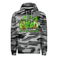 Slate Camo with god all things are possible Premium Hoodie - Artiststas