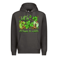 Smoke with god all things are possible Premium Hoodie - Artiststas