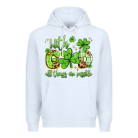 White with god all things are possible Premium Hoodie - Artiststas
