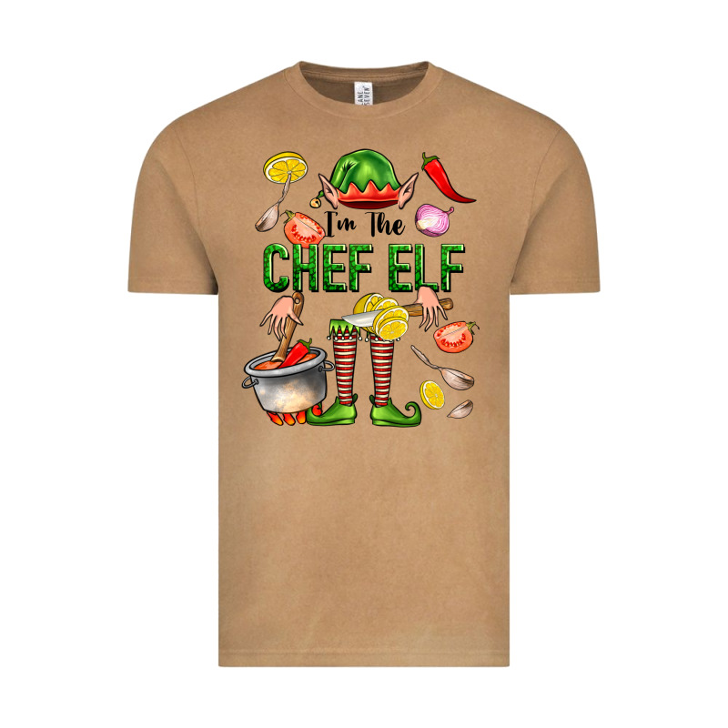 Im The Chef Elf Vintage Tee by FaDigitalArtStudio | Teevron